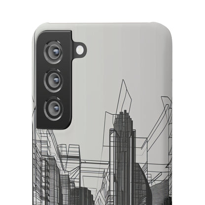 Urban Wireframe | Slim Phone Case for Samsung