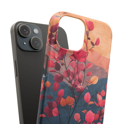 Vibrant Floral Harmony iPhone 15 - Slim Phone Case