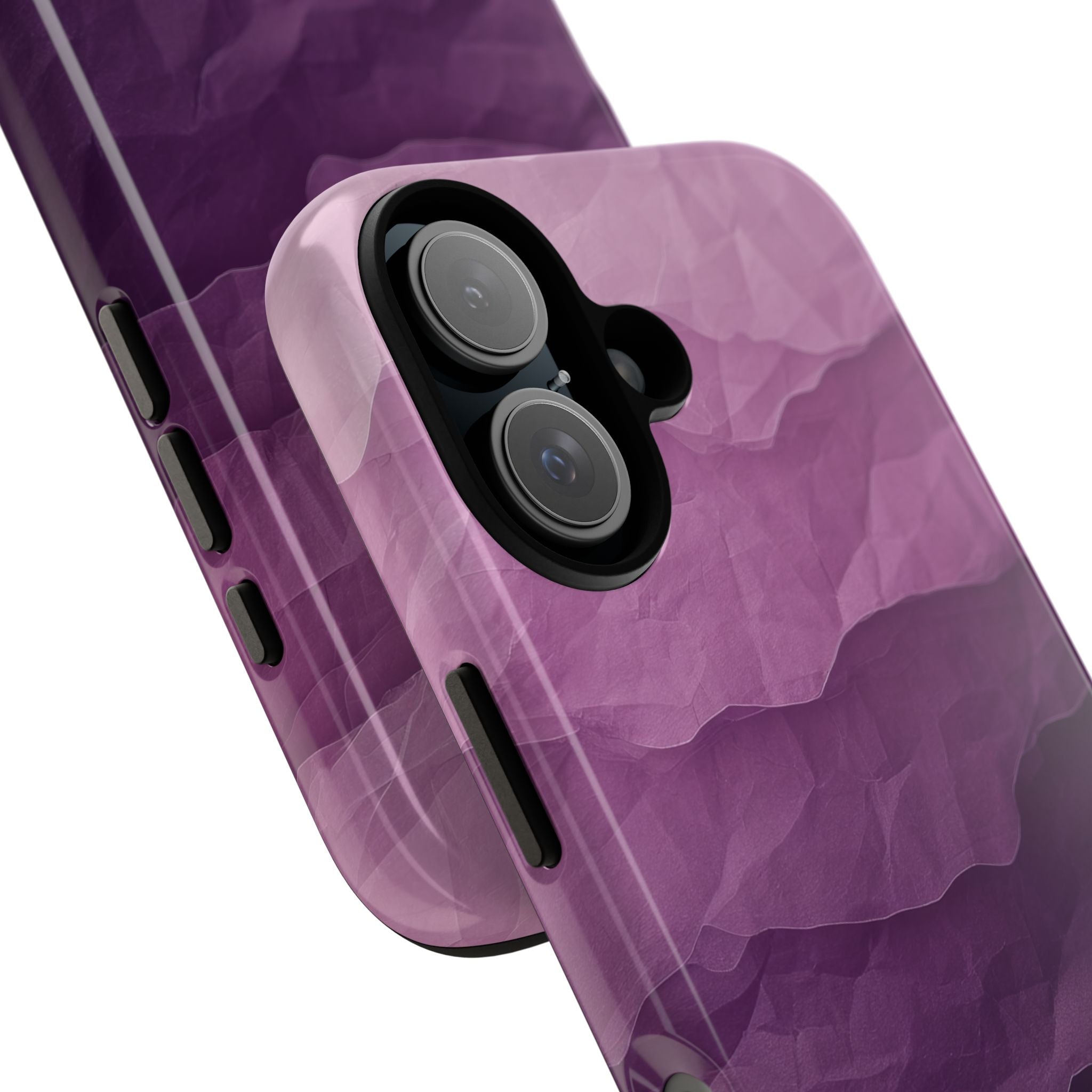 Purple Wave Layers iPhone 16 Pro Case - Tough
