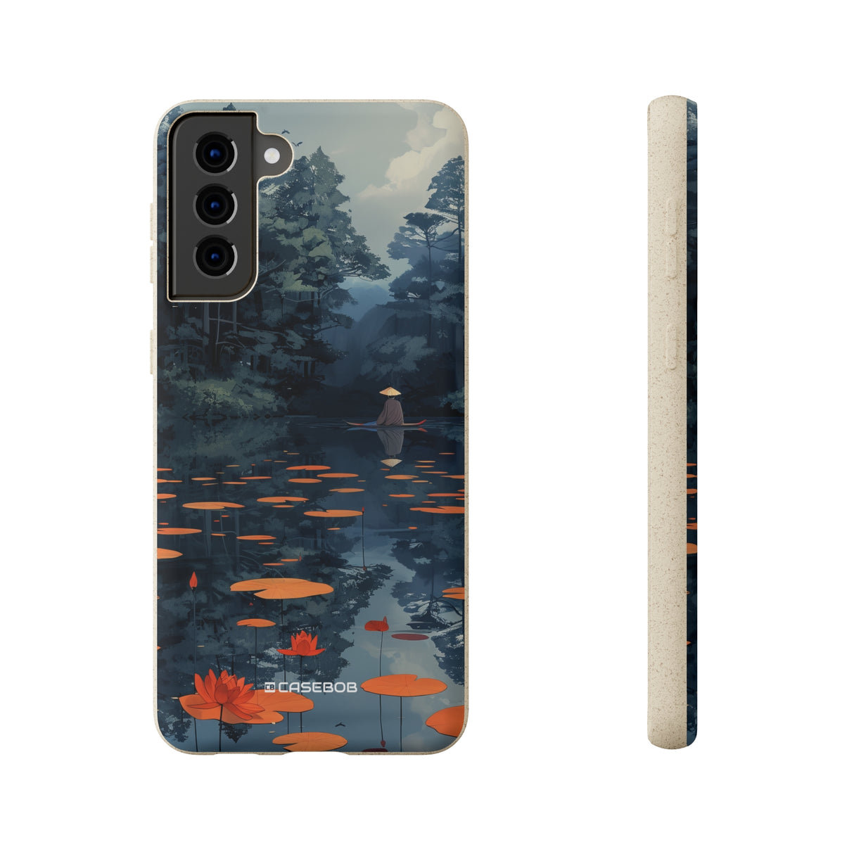 Tranquil Lotus Serenity | Biodegradable Phone Case