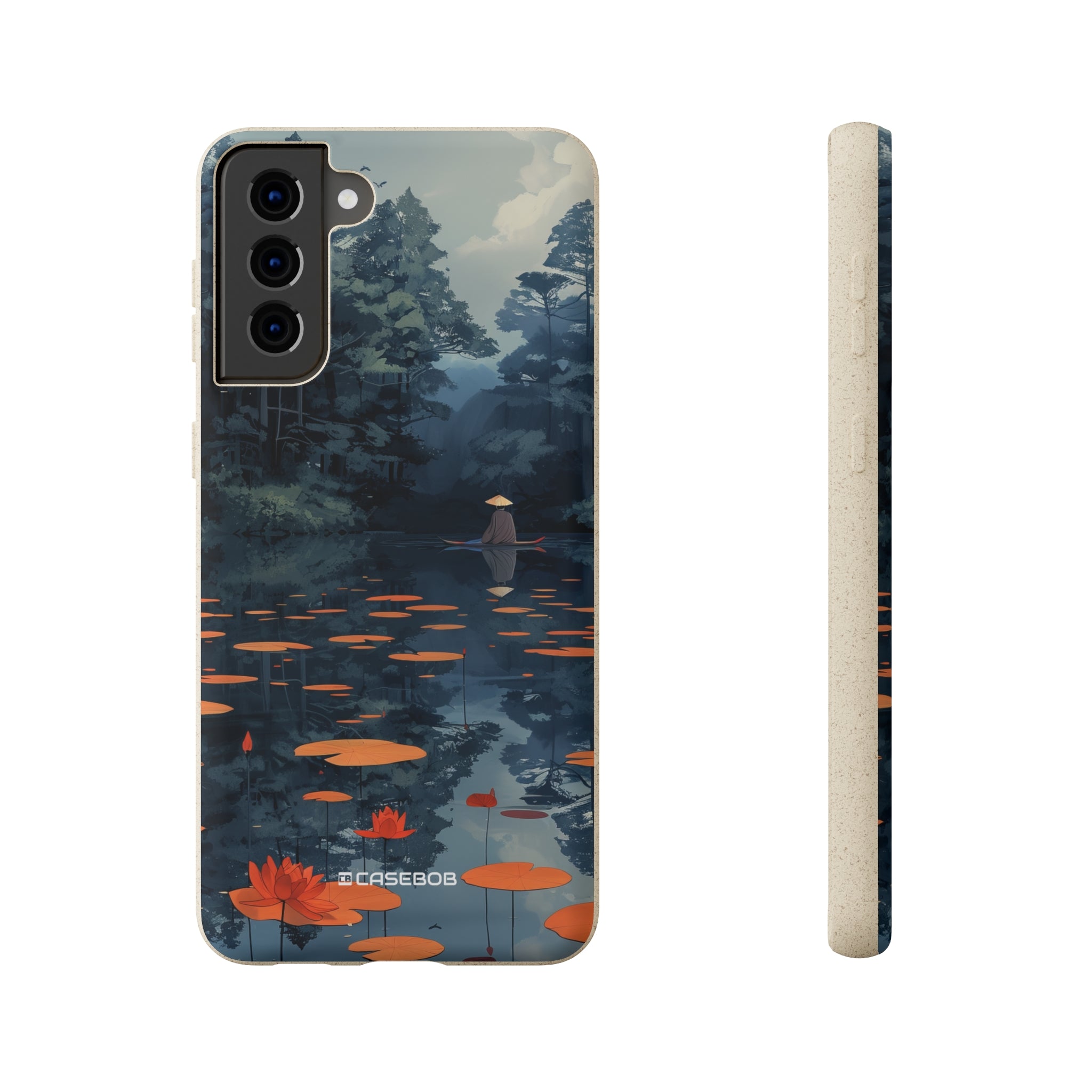 Tranquil Lotus Serenity | Biodegradable Phone Case