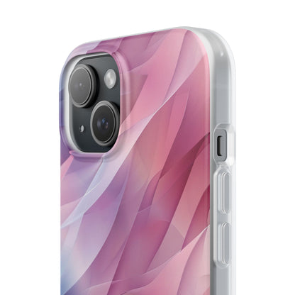 Pink Wave iPhone 15 Case - Soft
