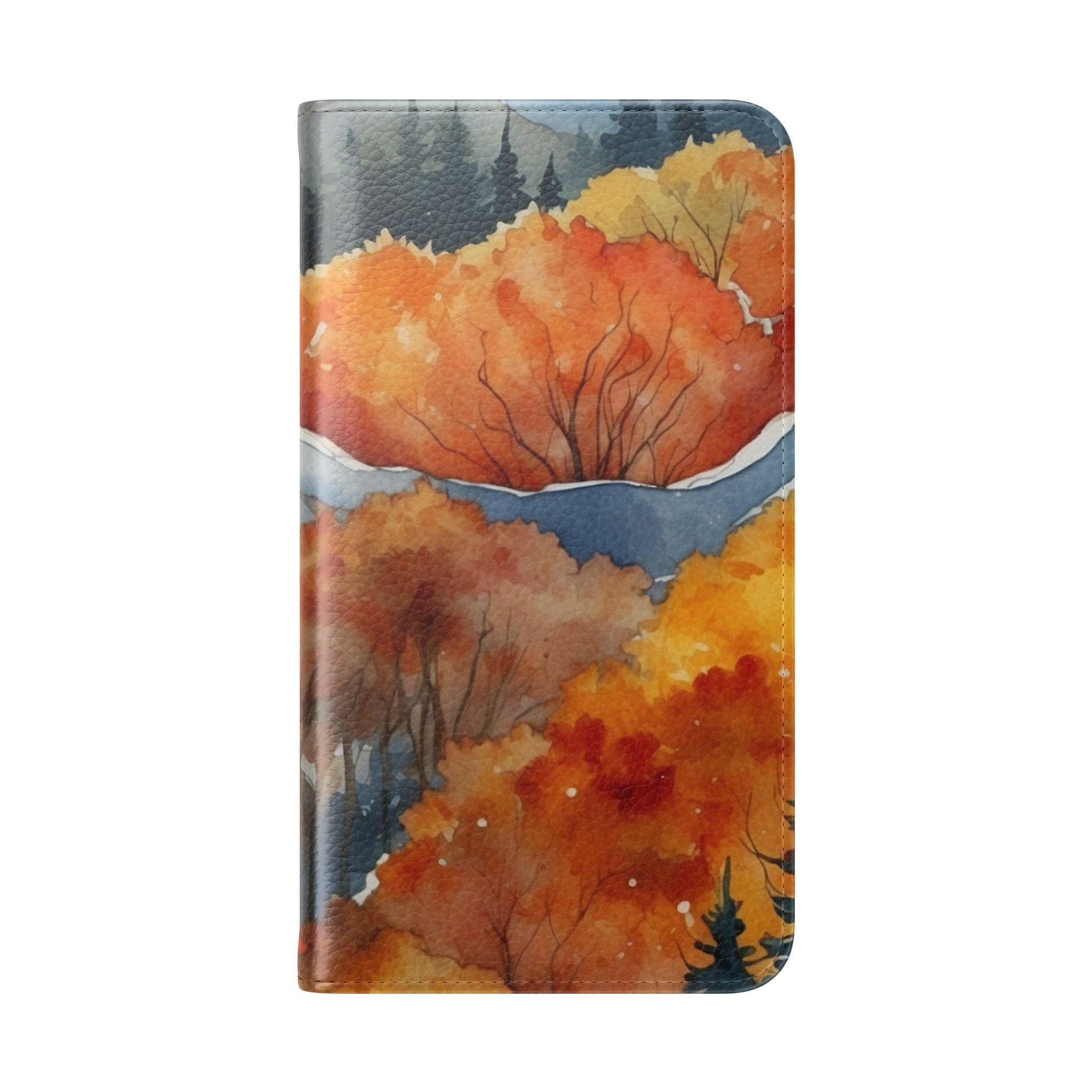 Snowcapped Ember Mountains - Samsung S23 Case - Wallet