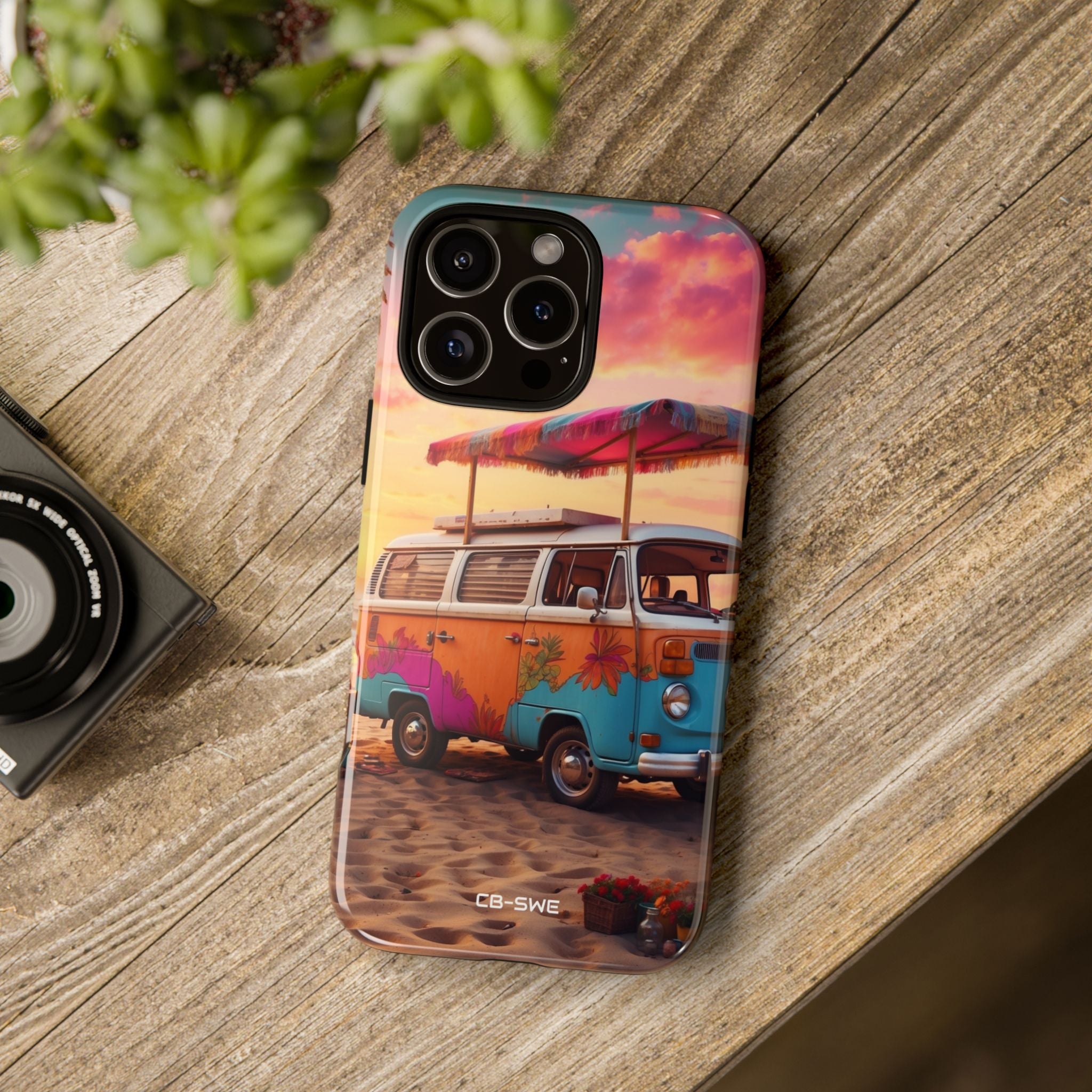 **Van Rests at Shore** - iPhone Case