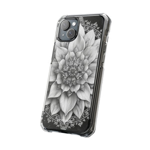 Celestial Mandala Harmony - Phone Case for iPhone (Clear Impact - Magnetic)