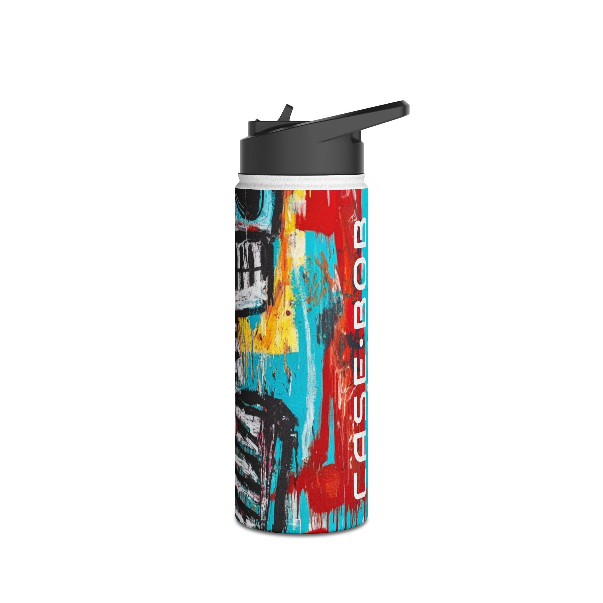 Neon Skull Chaos - Stainless Steel Water Bottle