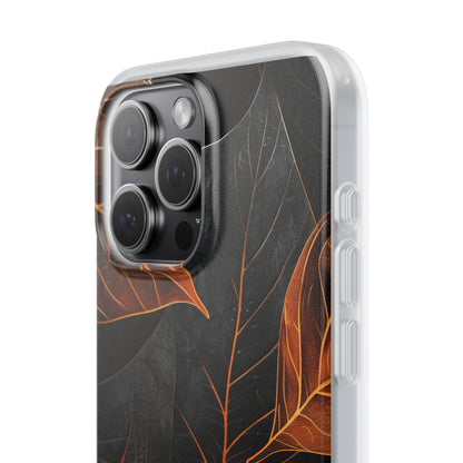 Autumn Leaf Elegance iPhone 15 - Flexi Phone Case