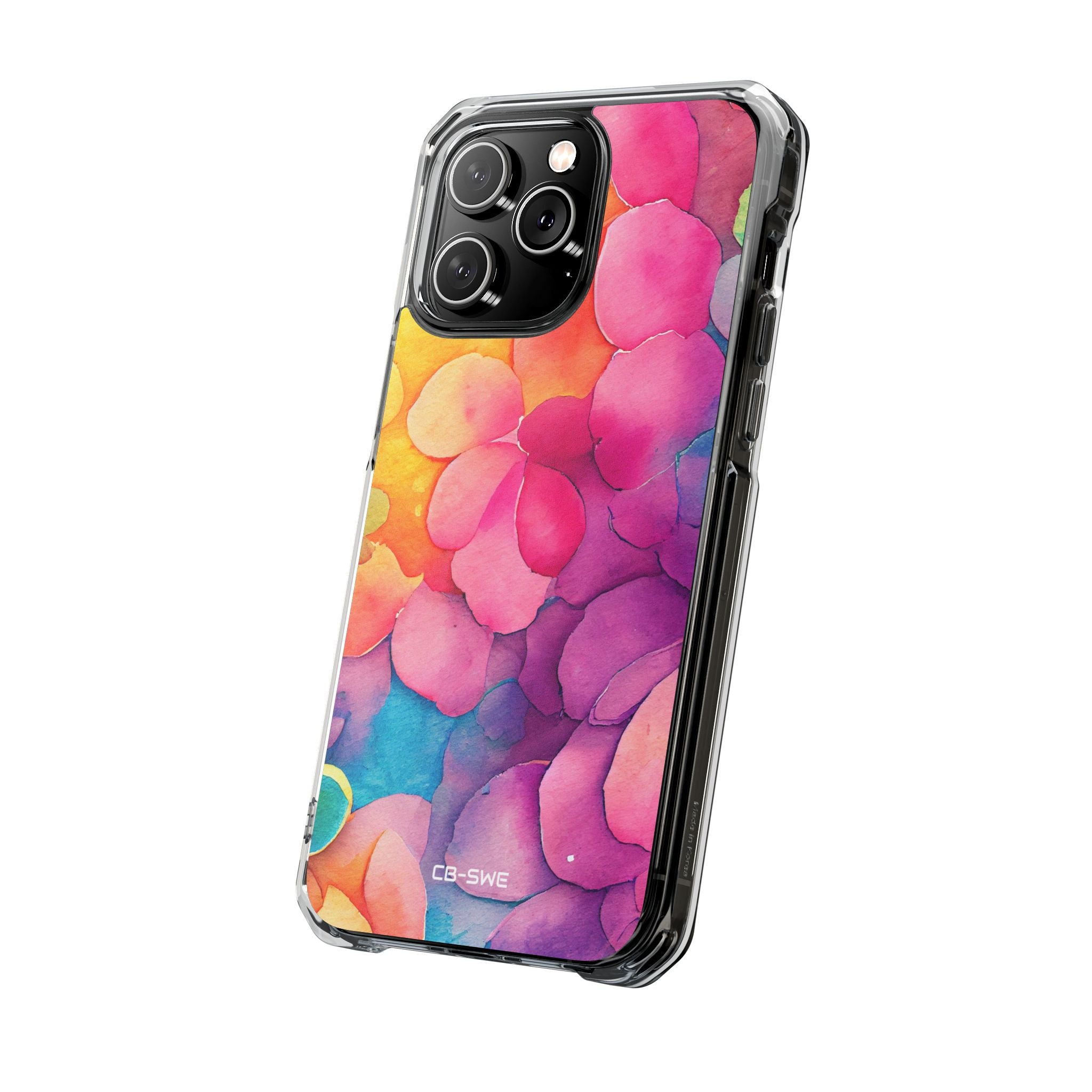 Vibrant Petal Fusion iPhone Case - Impact