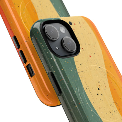 Wavy Forest Veil iPhone 15 Case - Tough+