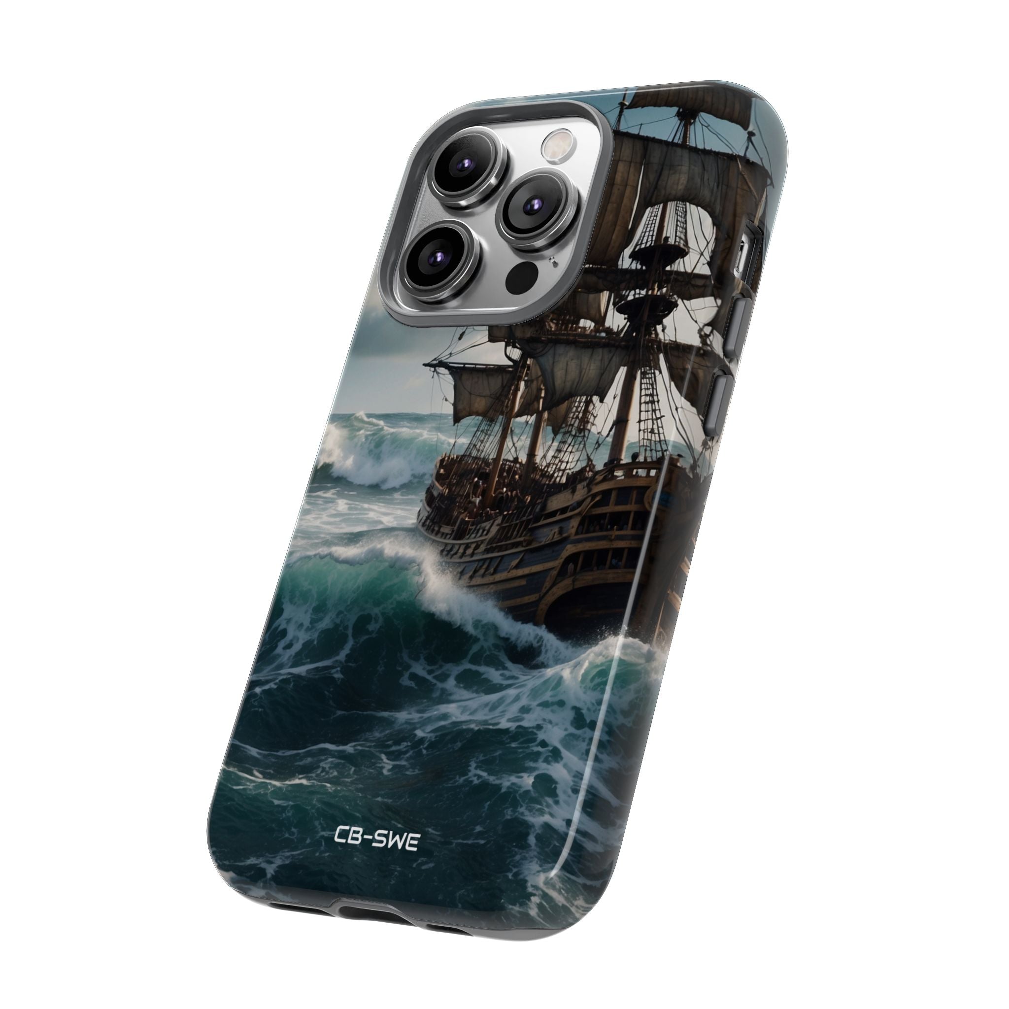 Ship Faces Waves - iPhone Case
