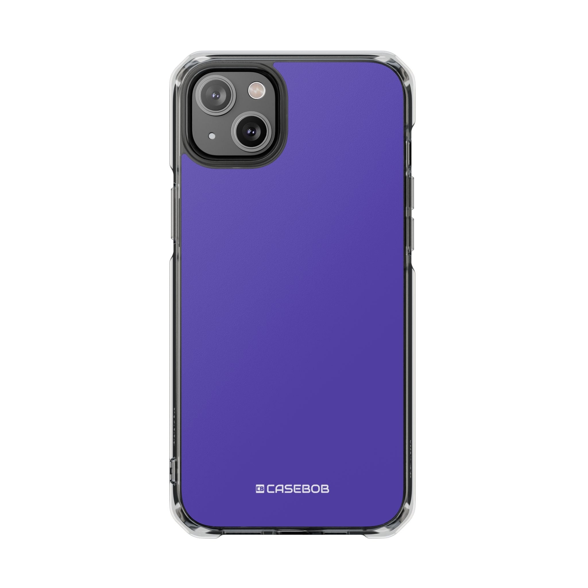 Plump Purple - Clear Impact Case for iPhone