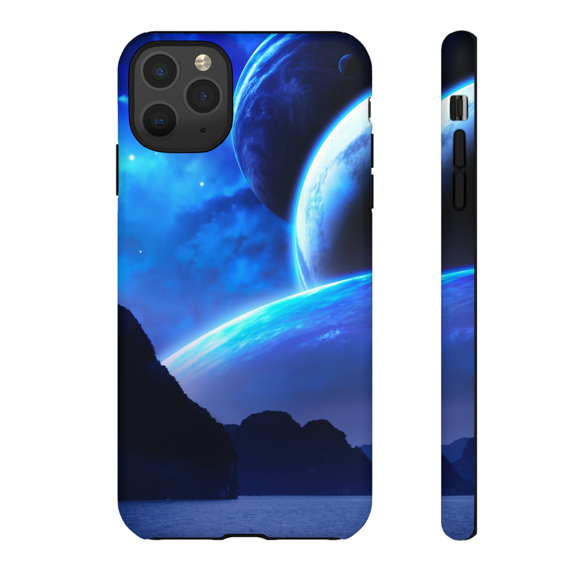 Fantasy Planet Nebula - Protective Phone Case