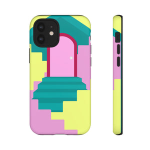 Vector Illustration of Stairs - Protective Phone Case