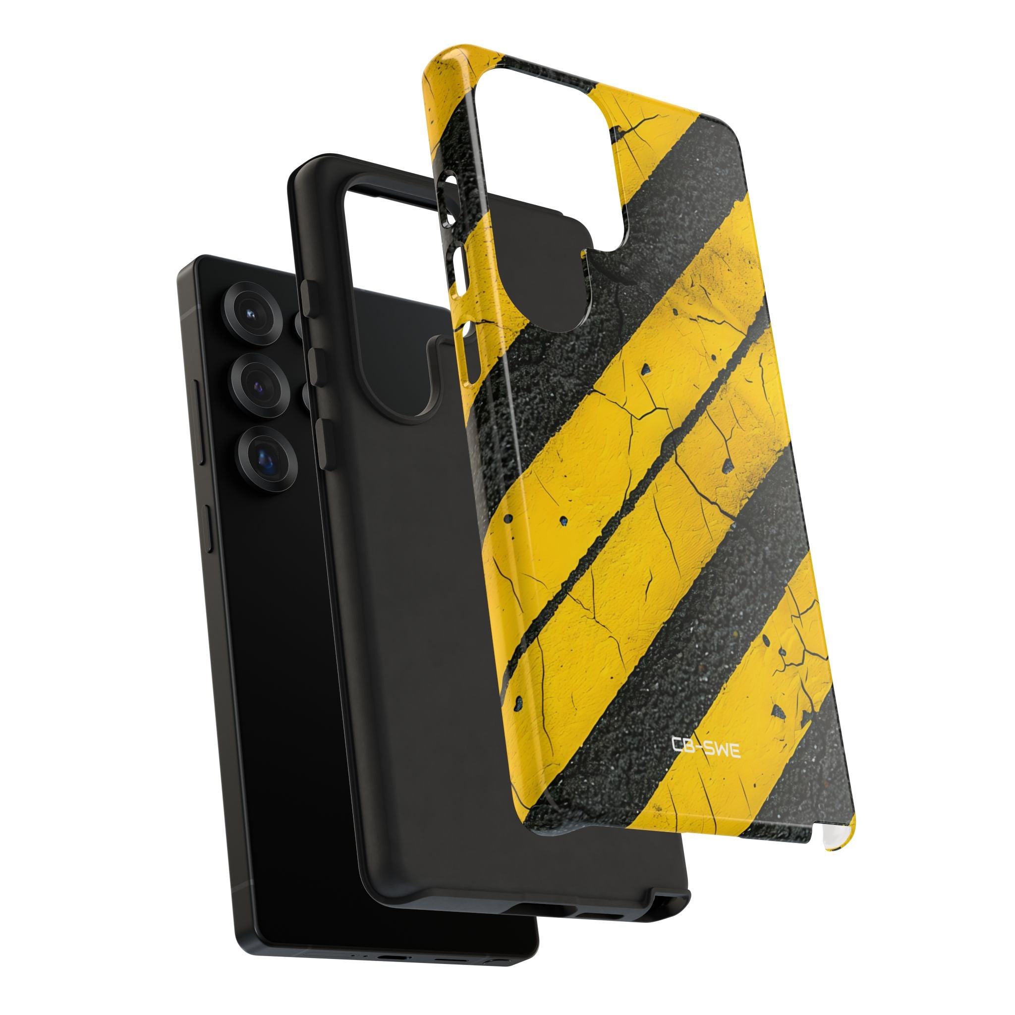 Cracked Hazard Lines - Samsung Case