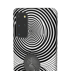 Hypnotische Geometrie | Schlanke Handyhülle für Samsung