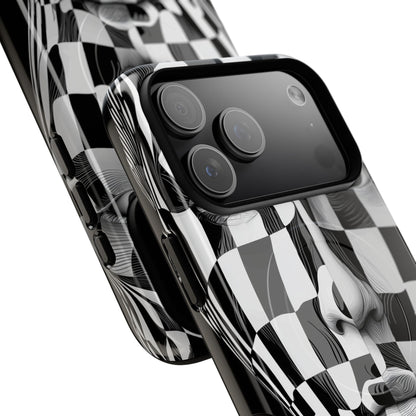 Checkered Face iPhone 17 Pro Max Case - Tough+