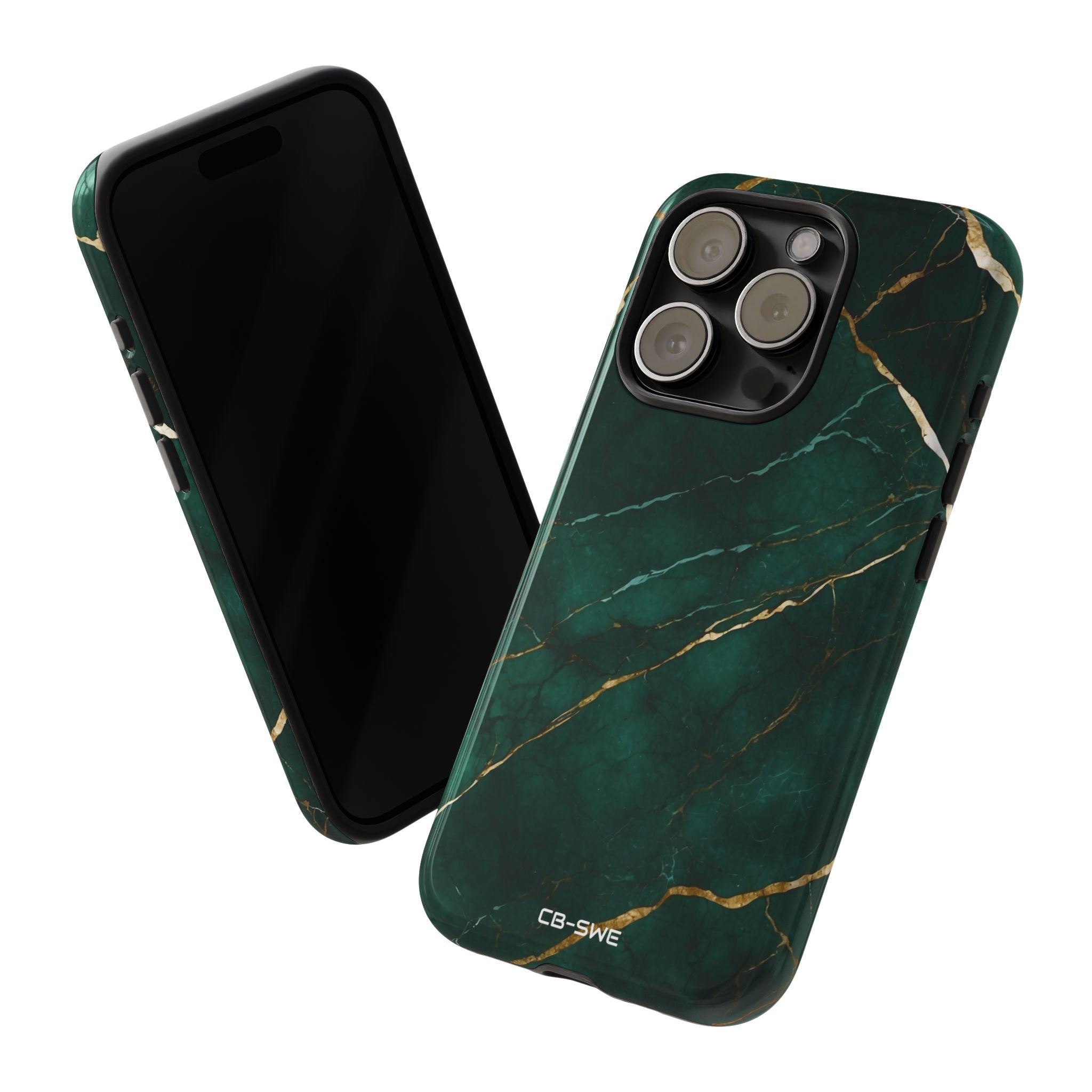 Emerald Veins Flow - iPhone Case