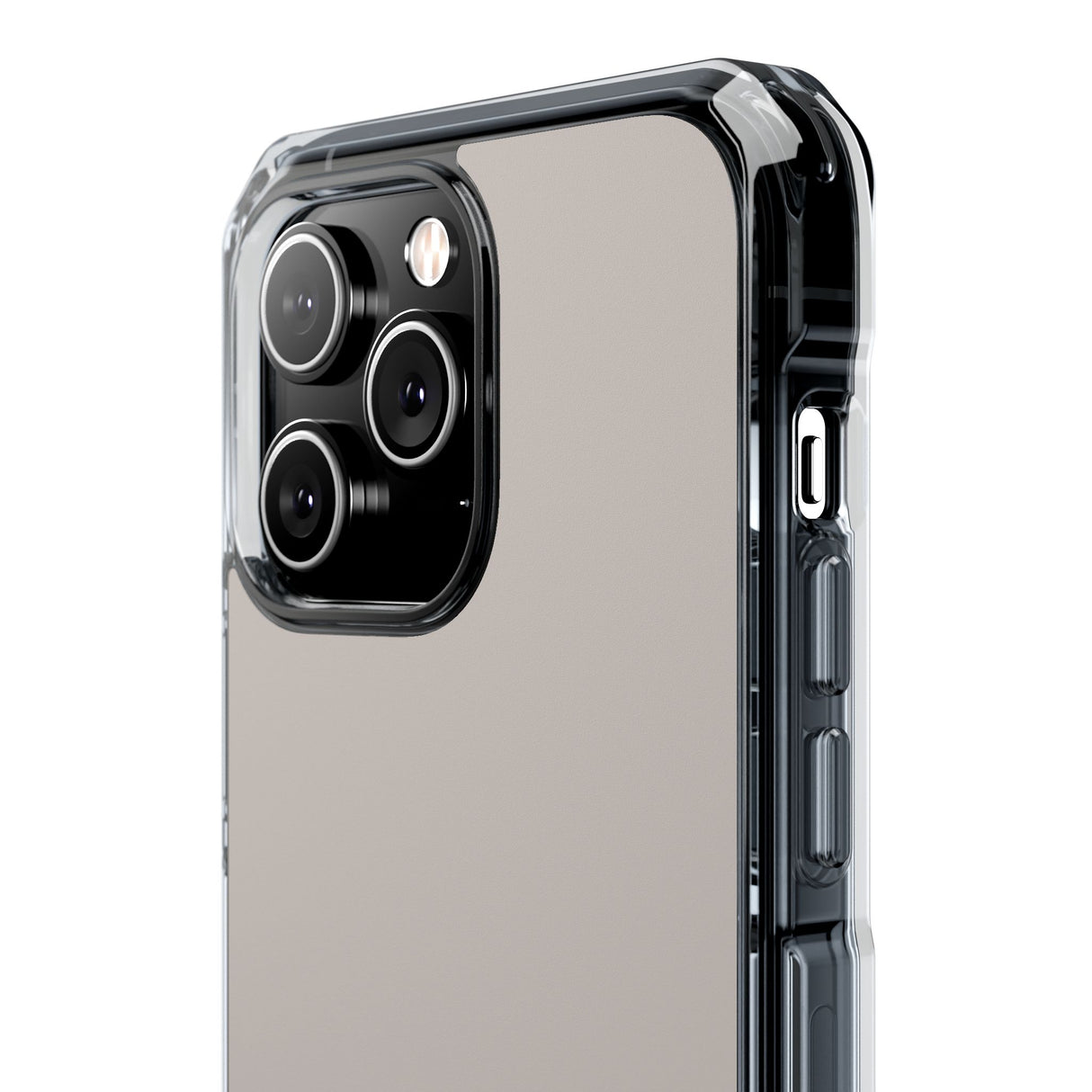 Pale Silver | Phone Case for iPhone (Clear Impact Case - Magnetic)