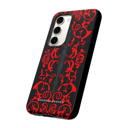 Gothic Crimson Symmetry Samsung S23 - Tough Phone Case