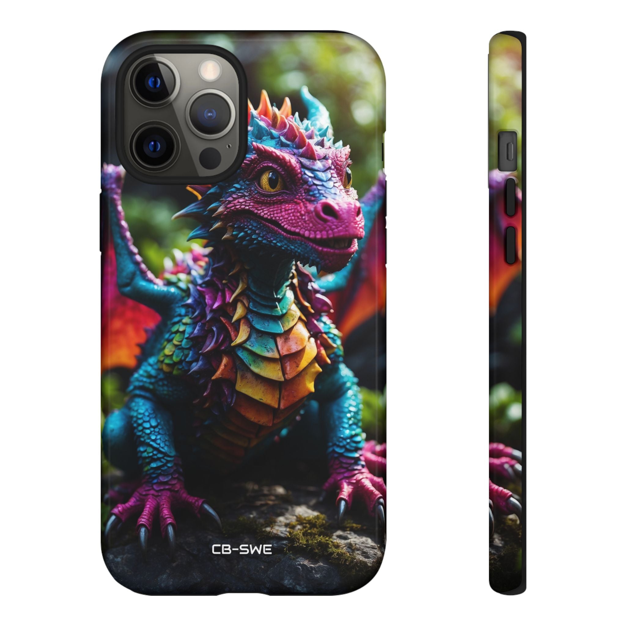Friendly Dragon Smiles - iPhone Case
