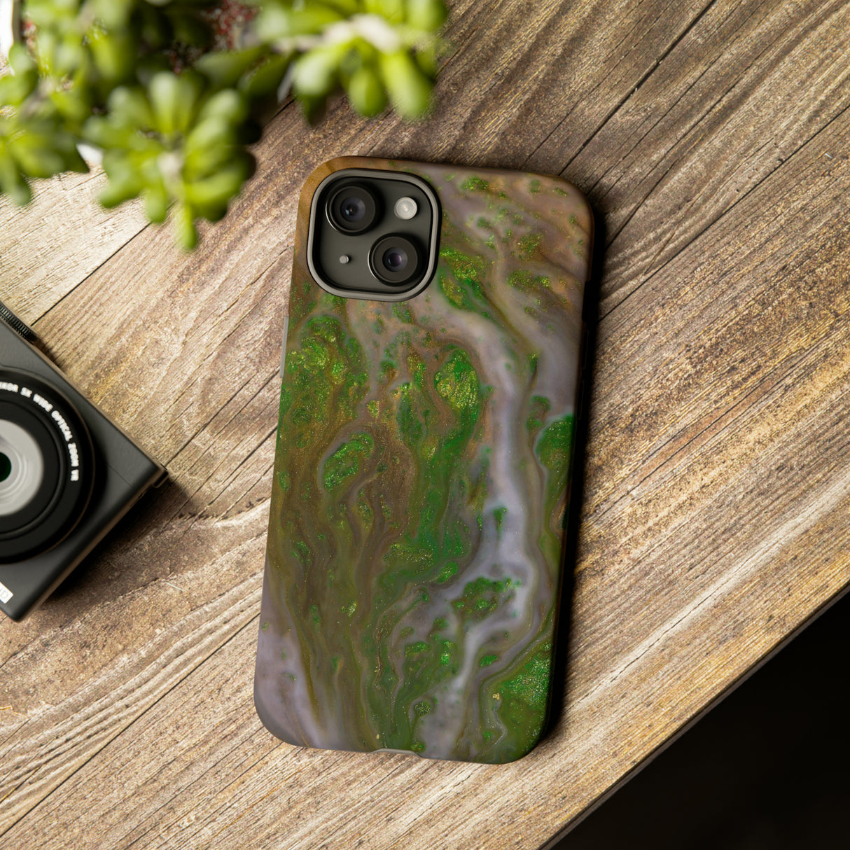 Smaragd Ink Art - Protective Phone Case