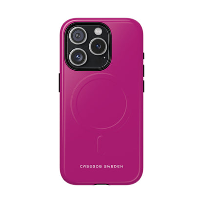 Medium Violet Red iPhone 15  Tough+ Phone Case