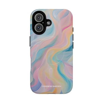 Dreamy Pastel Swirls - Tough + MagSafe® iPhone 16 Phone Case