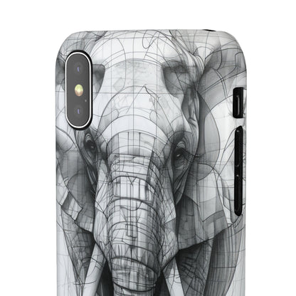 Technic Elephant | Slim Phone Case for iPhone