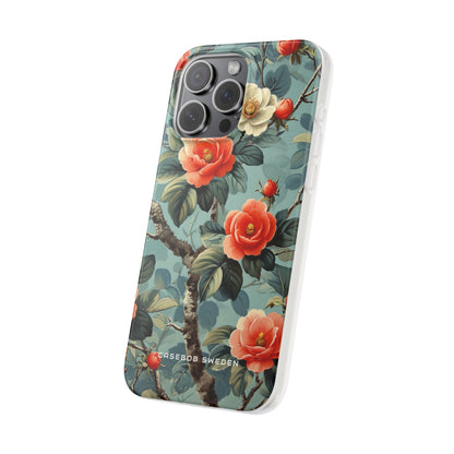 Vintage Floral Romance iPhone 15 - Flexi Phone Case