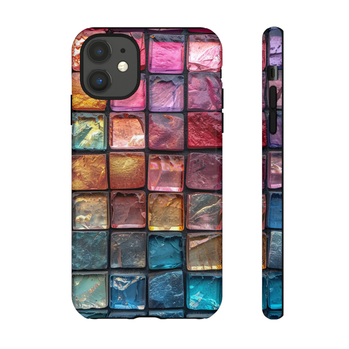 Pastell Mosaik Eleganz - Schutzhülle fürs Handy