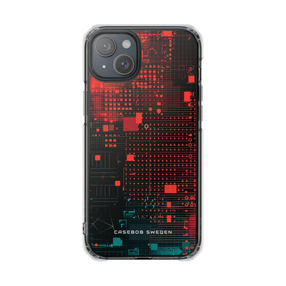 Gradient CyberFlux iPhone 15 - Clear Impact Phone Case