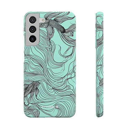 Aqua Serenity | Slim Phone Case for Samsung