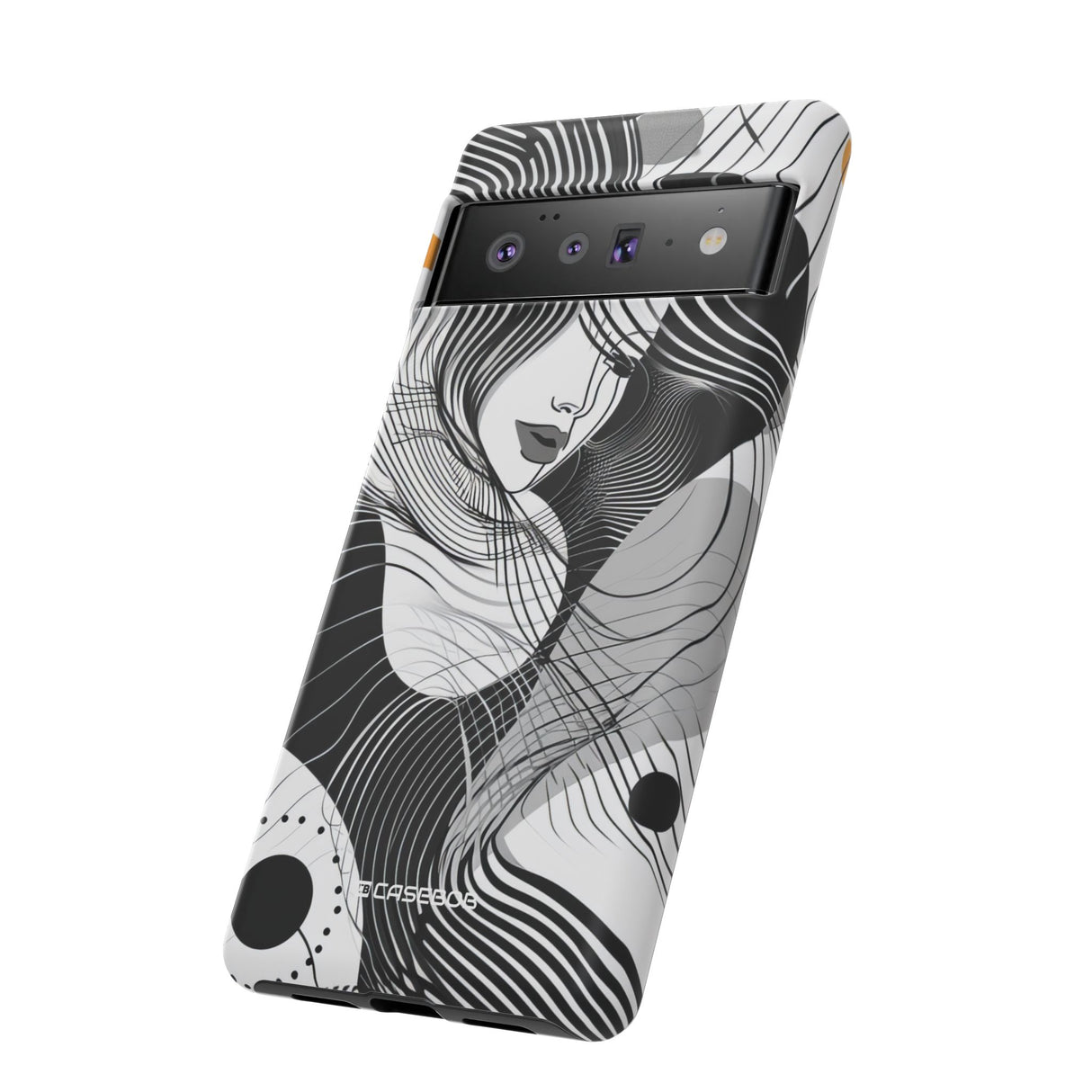 Fluid Noir Rhythm | Protective Phone Case for Google Pixel