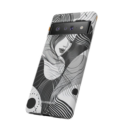 Fluid Noir Rhythm - Phone Case for Google Pixel