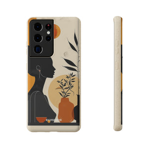 Modern Silhouette Tranquility | Biodegradable Phone Case