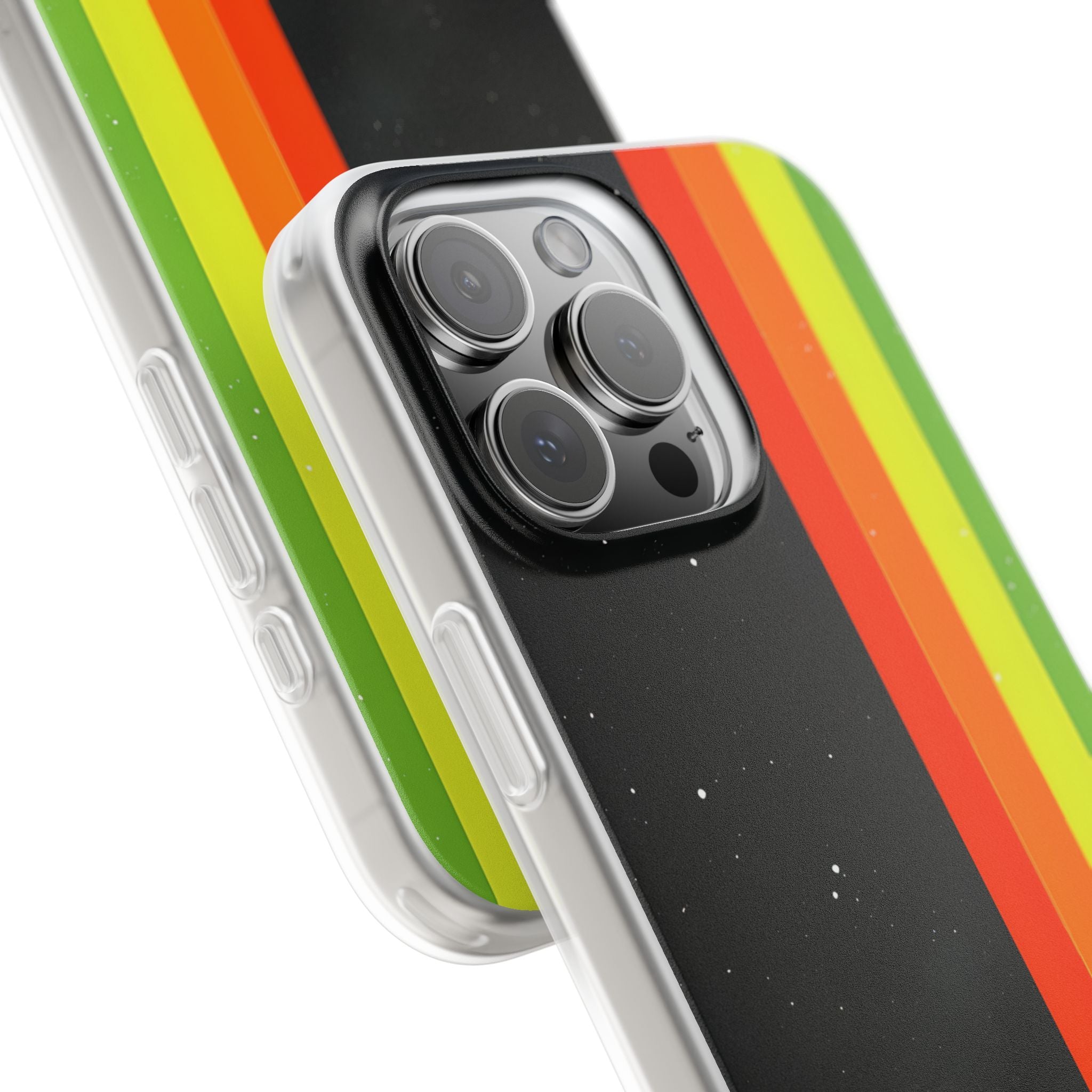 Celestial Stripes iPhone 16 Pro Max Case - Soft