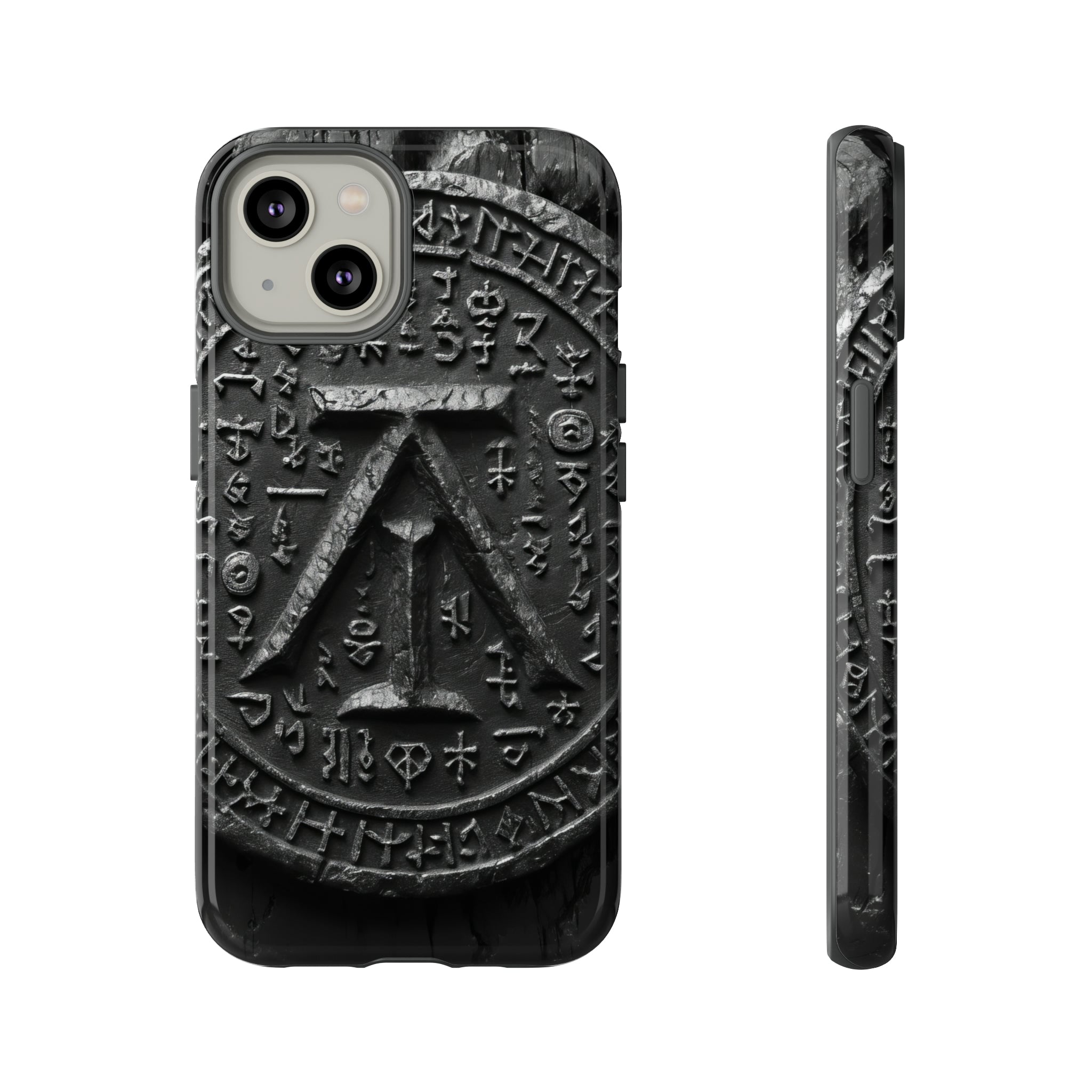 Norse Myth Runes Emblem - Protective Phone Case