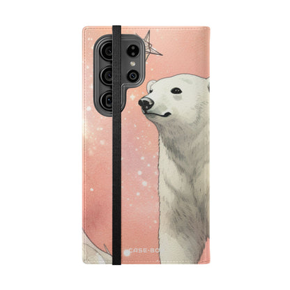 Polar Bear Nebula - Samsung S23 Ultra Case - Wallet