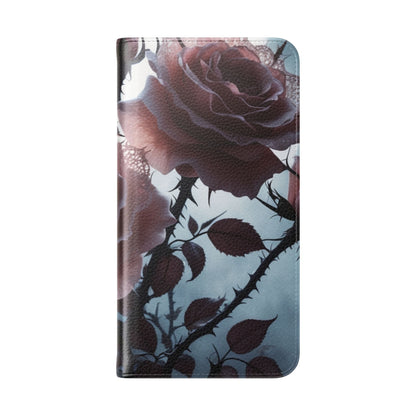 Lace Rose Moonlight - Samsung S23+ Case - Wallet
