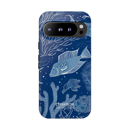 Blue Coral Garden Google Pixel 9 - Tough