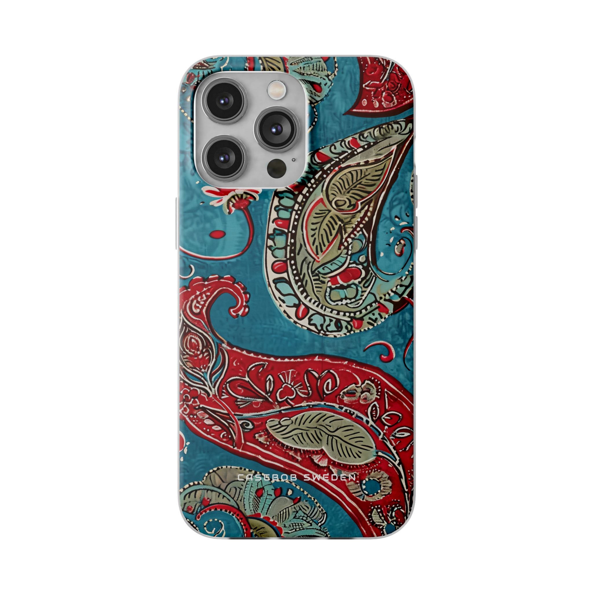 Vintage Paisley Elegance iPhone 14 - Flexi Phone Case