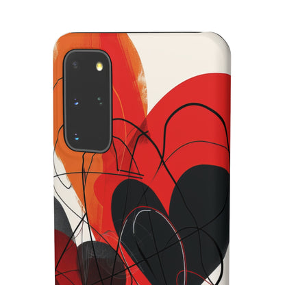 Fiery Hearts | Slim Phone Case for Samsung