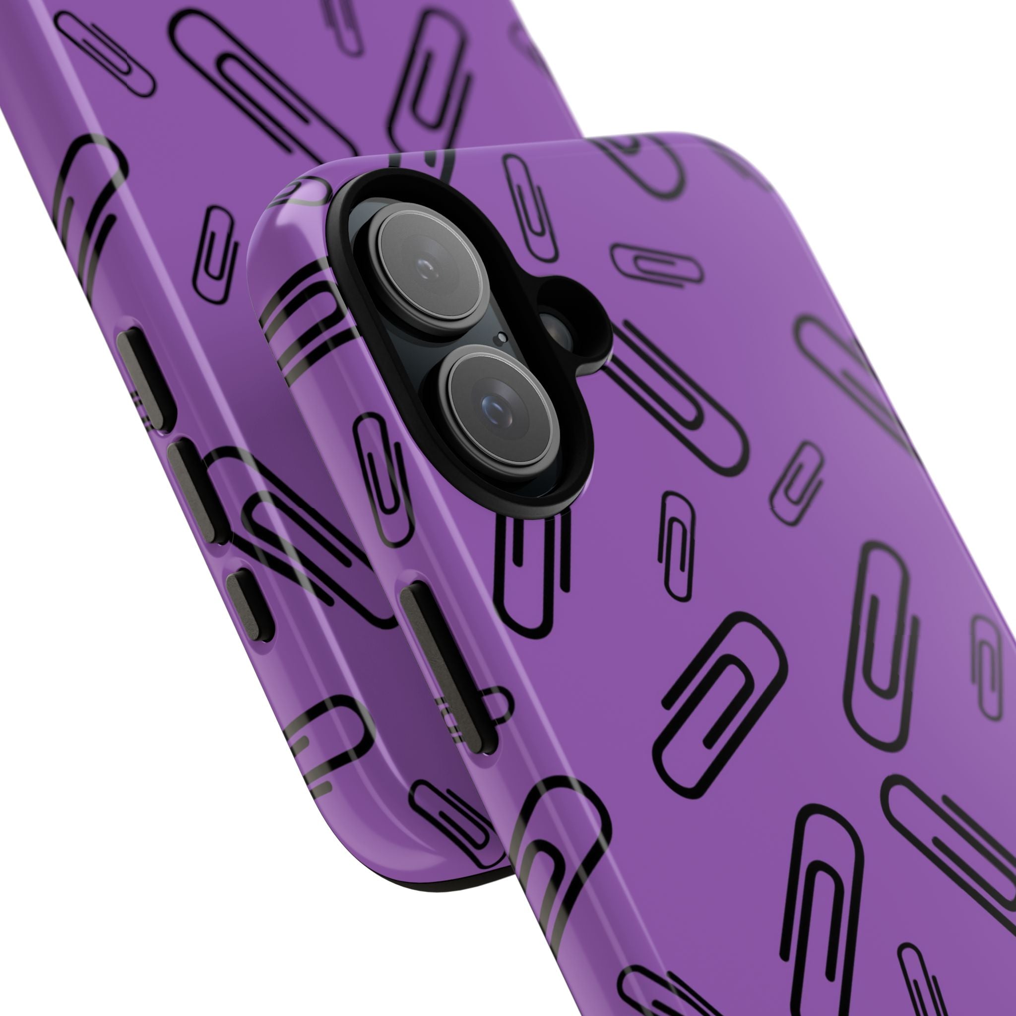 Paperclips Dance Playfully - iPhone Case