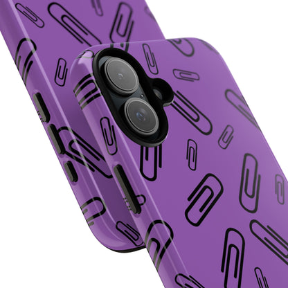 Paperclips Dance Playfully - iPhone Case