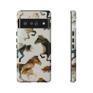 Tie Dye Horses - Protective Phone Case