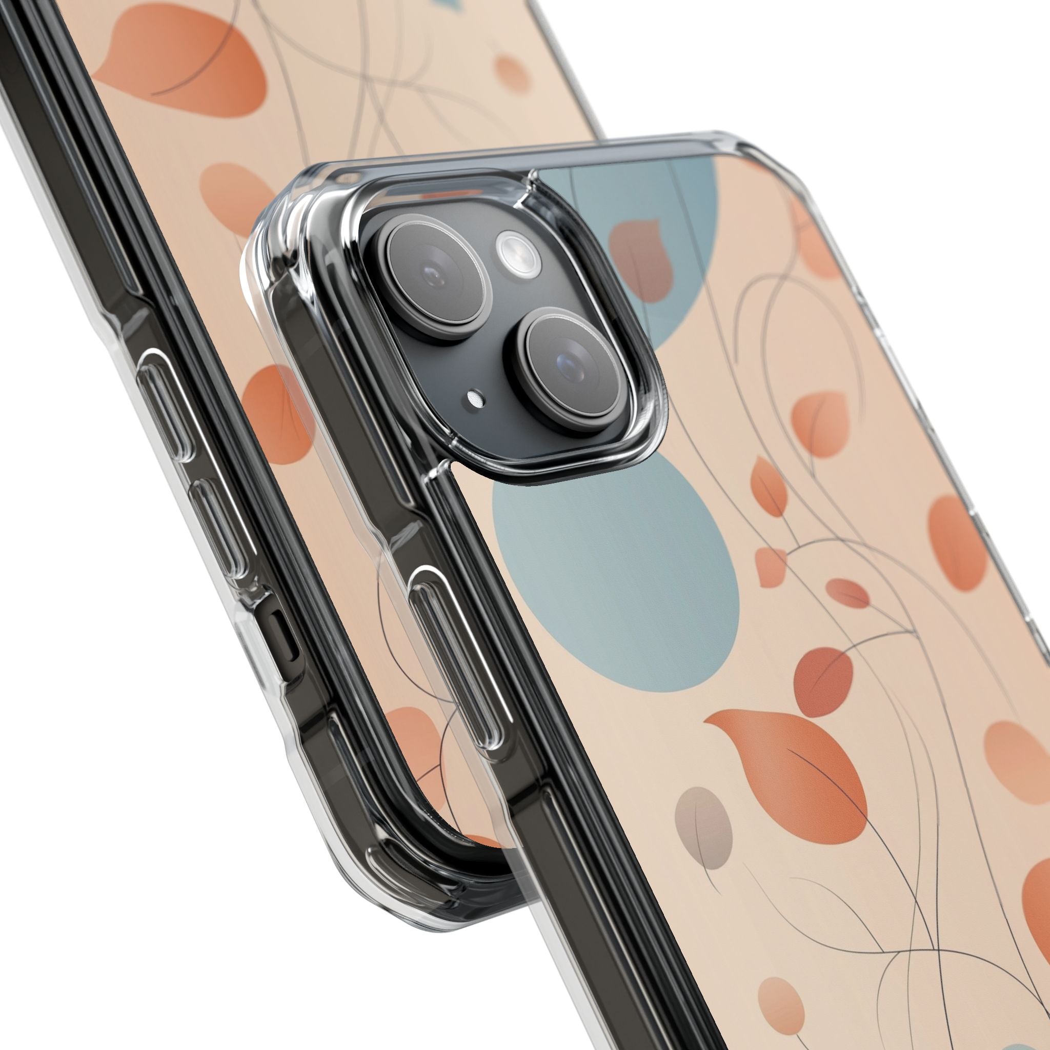 Gentle Leaves Drift iPhone Case - Impact