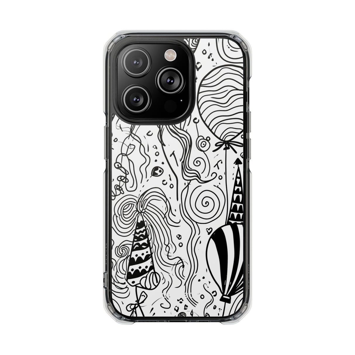 Whimsical Festivity - Phone Case for iPhone (Clear Impact - Magnetic)