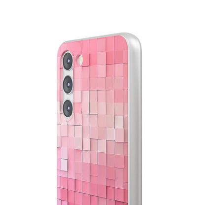 Gradient Pink Mosaic Samsung S23 - Flexi Phone Case