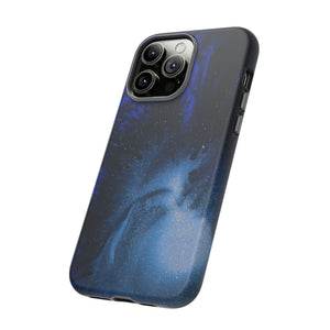 Winter Blue Ink Art - Protective Phone Case