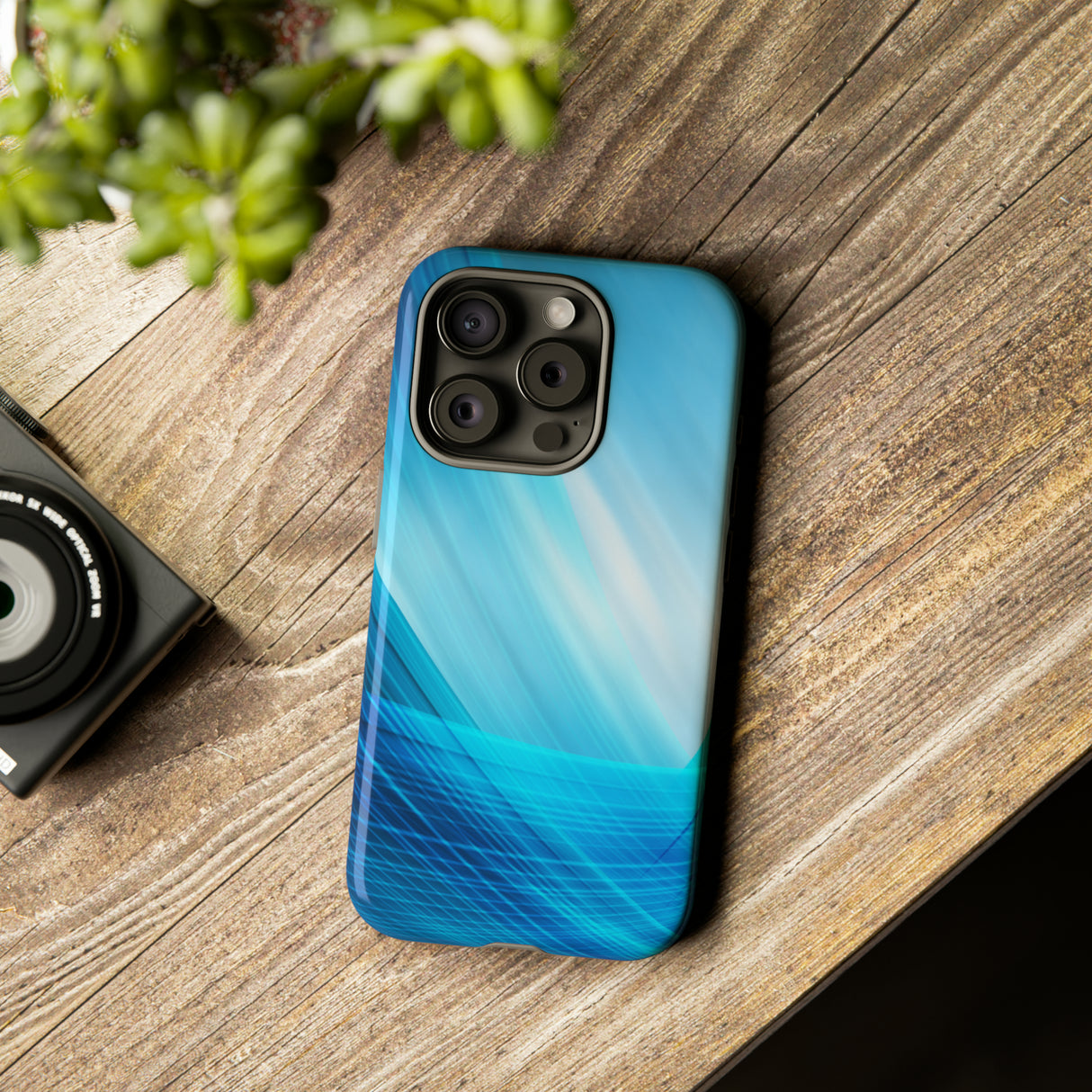 Abstract Blue - Protective Phone Case